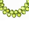 Natural Fine Quality Clean Green Peridot Faceted Cusion Shape Beads Strand 48 Beads and Size from 7mm to 8mm approx.
